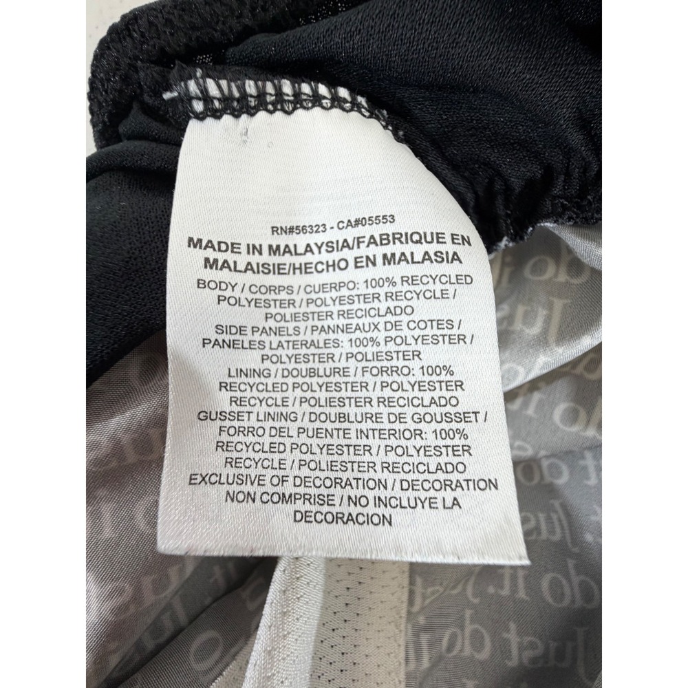 Nike Running Shorts XL Black White Just Do It Print Dri-FIT‎ Tempo Athletic - Picture 4 of 9